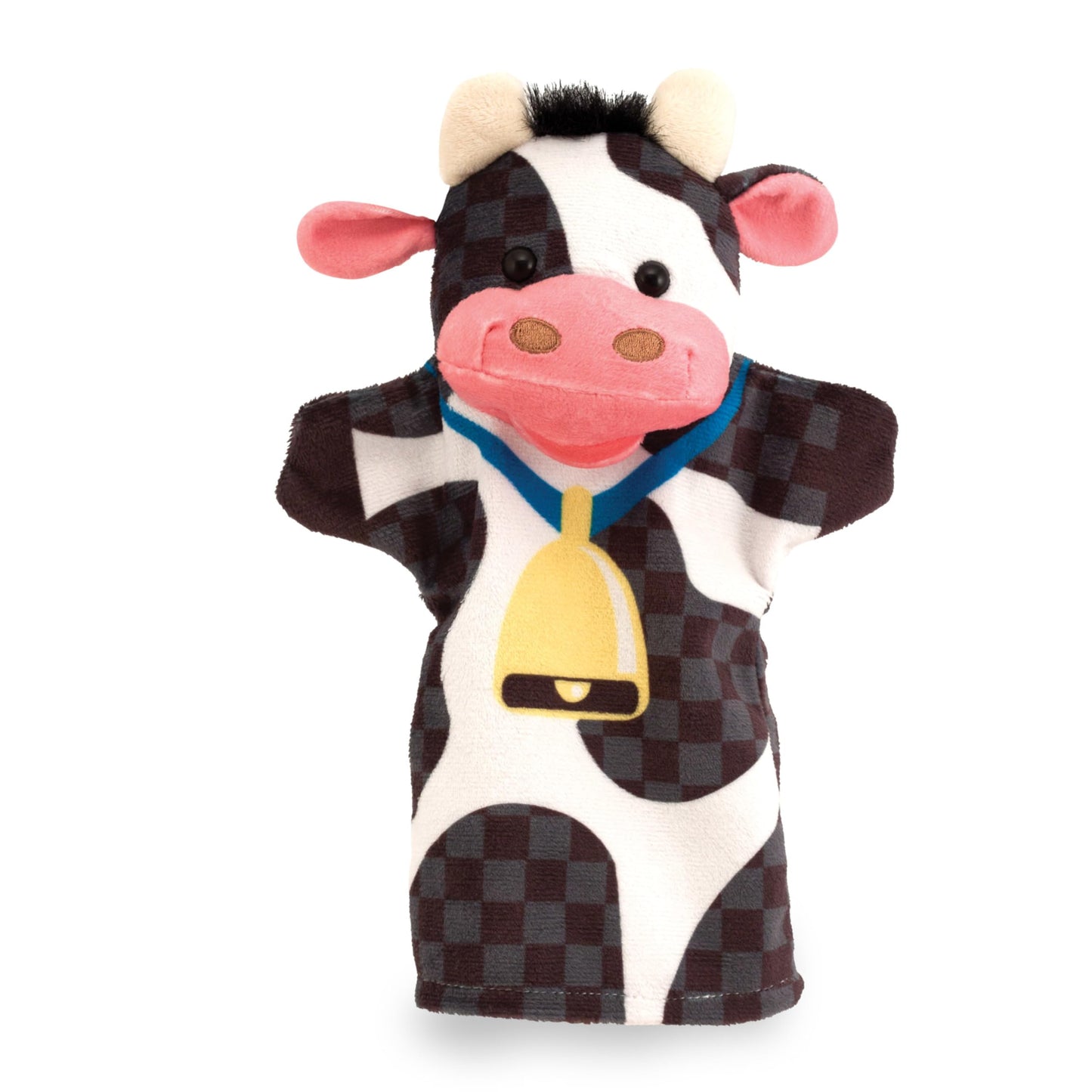 Melissa & Doug Farm Friends Hand Puppets (Set Of 4) - Cow, Horse, Sheep, And Pig, Farm, 1 Ea
