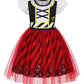 Henzworld Girls Pirate Costume For Halloween Cosplay Kids Pirate Costume Birthday Party Role Play Outfits Buccaneer Dresses 4T 5