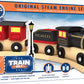 Masterpieces Wood Train Sets - Lionel Original Steam Engine 3 Piece Train Set - Officially Licensed Toddler & Kids Toy