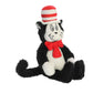Aurora® Whimsical Dr. Seuss™ Cat in The Hat Stuffed Animal - Magical Storytelling - Officially Licensed - Black 8 Inches -Like New