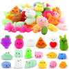 NANEEZOO Squishy Toys  Random 60 Pack Mini Squishy Mochi  Party Favors for Kids 4-8 8-12  Stress Relief Toys for Boys Girls Goodie Bags Xmas Gifts Classroom Prizes (60 Pack)