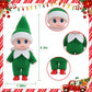 Voiiake Miniature Christmas Elf Dolls - Boy And Girl Elf Family For Kids - Christmas Decorations And Stocking Stuffers