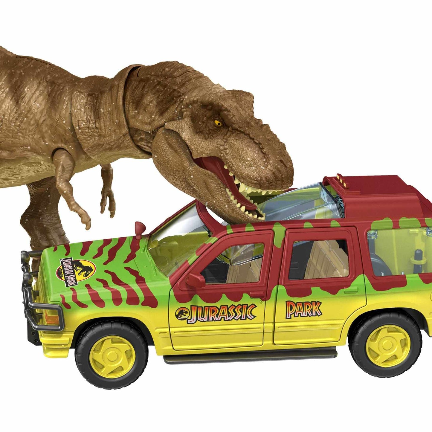 Jurassic World Tyrannosaurus Rex Escape Pack GWN38 - Green Plastic Dinosaurs