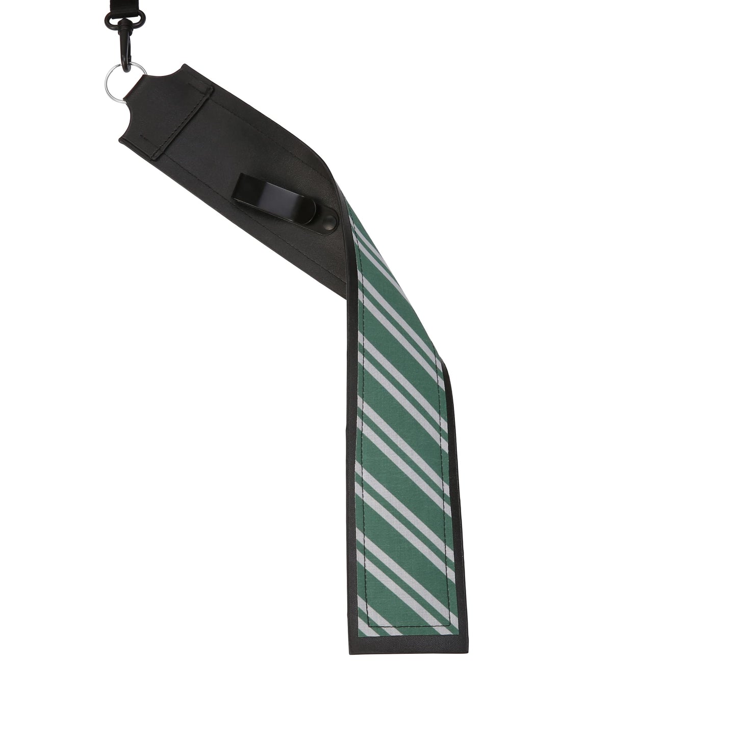 Varsany Wizard Magic Wand Holder Holster with School House Colors (Green & Silver)