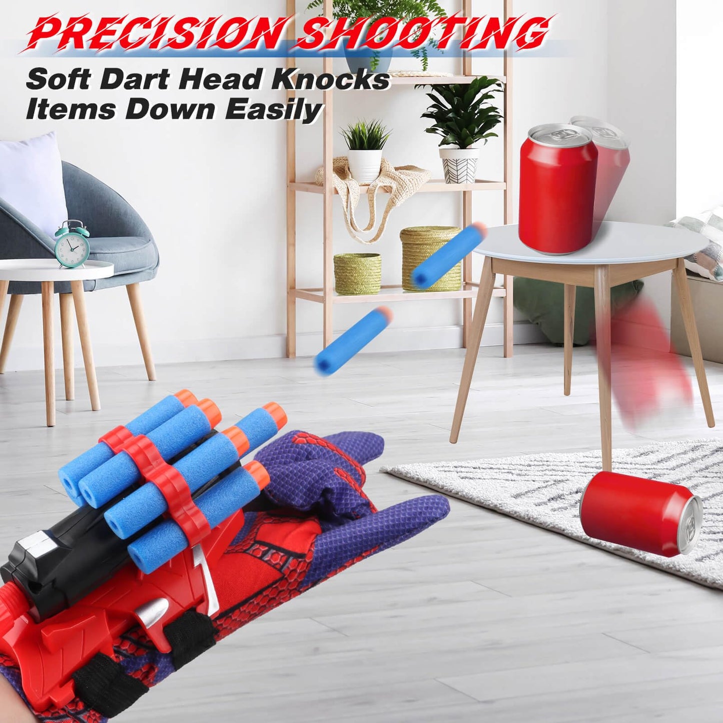 Joneg Web Shooters Toy For Kids 2 Pack, Toy For 3 4 5 6 7 8 Year Old Boy, Web Slinger Boy Toys With Spider Glove Launcher, Toys