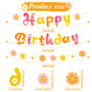 Sunbeauty Flower Daisy Happy Birthday Banner Groovy Party Banners Groovy Party Decorations Boho Happy Birthday Banner Daisy Retr