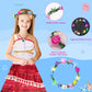 Meland Princess Dress Up For Girls - Princess Costume For Girl Dress Up & Pretend Play, Kids Princess Dress For Toddler 3-8(7-8