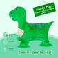 INPANY Bouncy Dinosaur Hopper Toy - Green Plush Inflatable Ride-On for Toddlers, Big Size, Ideal Birthday Gift for 2-4 Year Olds