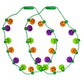 The Dreidel Company Halloween Necklace Light-Up Colorful Necklace, Costume Accessory, Spooky Party Favor, 25' Necklace (Multicolor Pumpkin Necklace, 2-Pack)