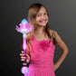 FlashingBlinkyLights LED Fairy Winged Heart Wand - Pink Plastic - Model 700867746034