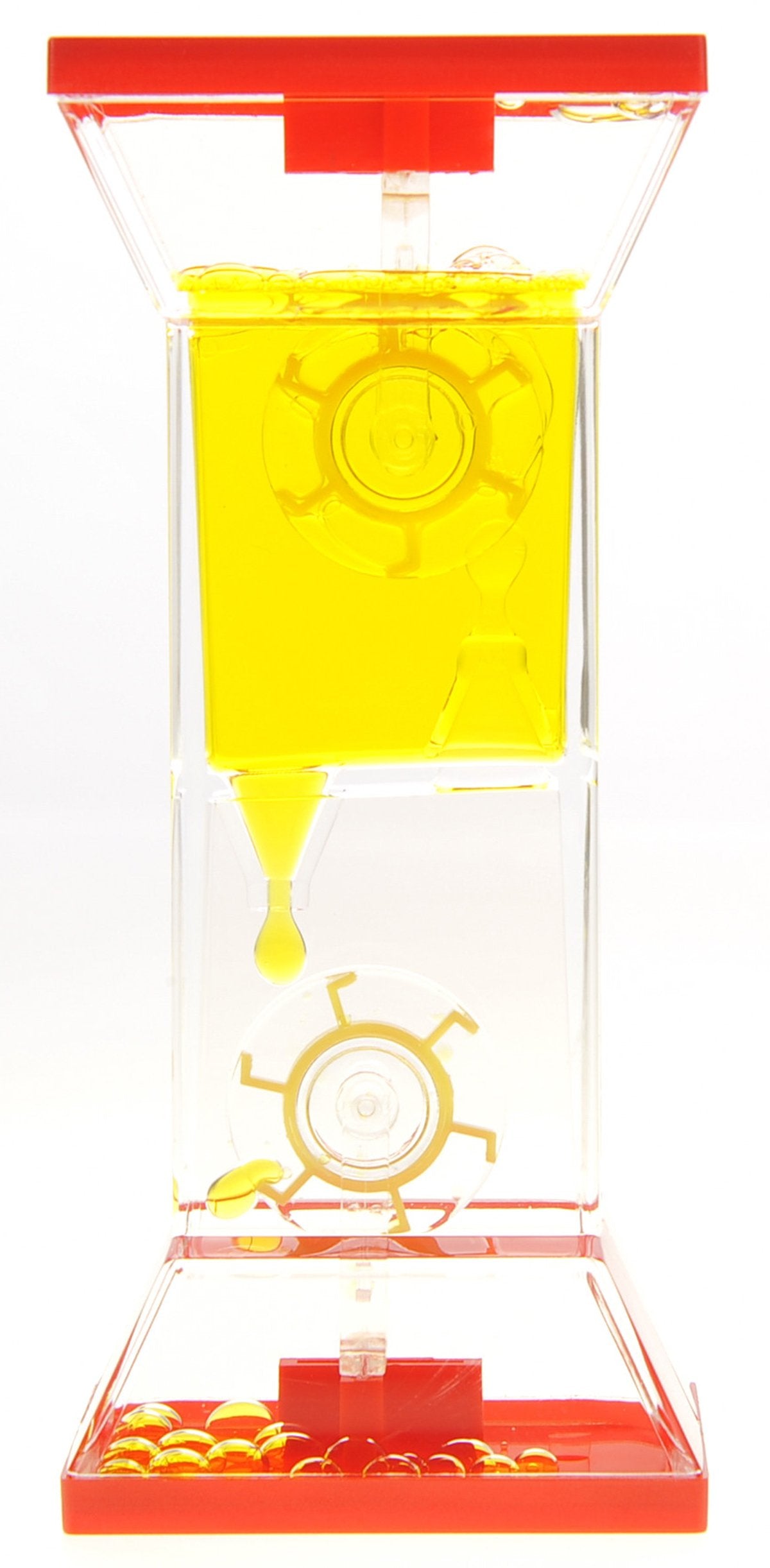 Powertrc Liquid Motion Bubbler Sensory Toy, Fidget Toy For Desk Tops | Calming And Relaxing Adhd, Anxiety, And Autism Toy For Kids And Adults | Handheld Water Game
