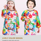 Miniq Kids Art Smock And Painting Apron Kit,Waterproof Artist Smocks With Pocket Long Sleeves And Aprons For Age 8-14