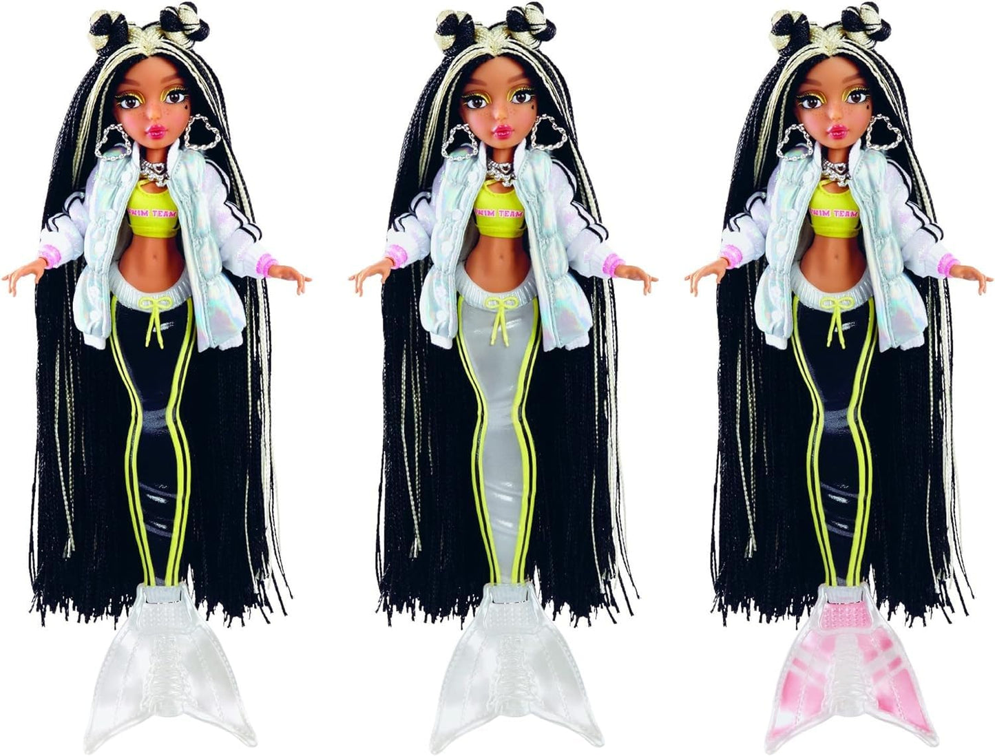 Mermaze Mermaidz Jordie Color Change Fashion Doll, Stylish Hair & Tail, Poseable, Ages 4-12, 580836 , 13.5 Inch