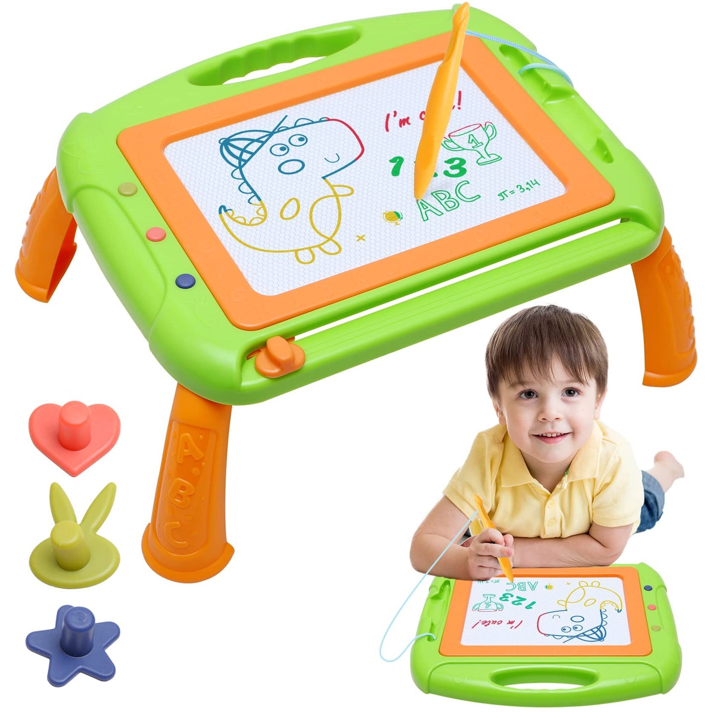 Toddler Girl Boy Toys,Magnetic Drawing Board Toddler Toys For 1-2 Year Old Girls Boys,Doodle Board Kids Toys For 1 2 3 Year Old