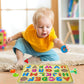Alphabet (Capital Letters) Puzzles Toys for Children Learning Toys Board Game Alphabet Number Board Puzzle Board Game Cube Baby 