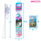 Wowmazing Giant Bubble Kit: Unicorn - Incl. Wand, 2 Big Bubble Concentrate Pouches And 8 Sun-Activated Magical Stickers | Outdoo