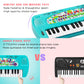 Raimy Mini Keyboard Piano For Kids, 32 Keys Portable Piano Early Learning Educational Electronic Music Keyboard Instrument Toys