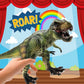Gemini&Genius Tyrannosaurus Rex Toy, Realistic T-Rex Dinosaur With Moveable Jaw, Dino Toy Figure Great Gift, Collection, Cake Topper And Decor For Kids, Perfect For Custom Scenery Dioramas