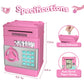 ATM Piggy Bank for Kids Girls, Coin Bank with Safe Password, Electronic Mini ATM Coin Bank with Auto Scroll Paper Money, Kids Pi