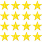 Beistle 24 Piece Gold Metallic Star Cut Outs For Weddings Birthday Parties Classroom Decorations, 12