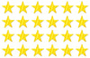 Beistle 24 Piece Gold Metallic Star Cut Outs For Weddings Birthday Parties Classroom Decorations, 12