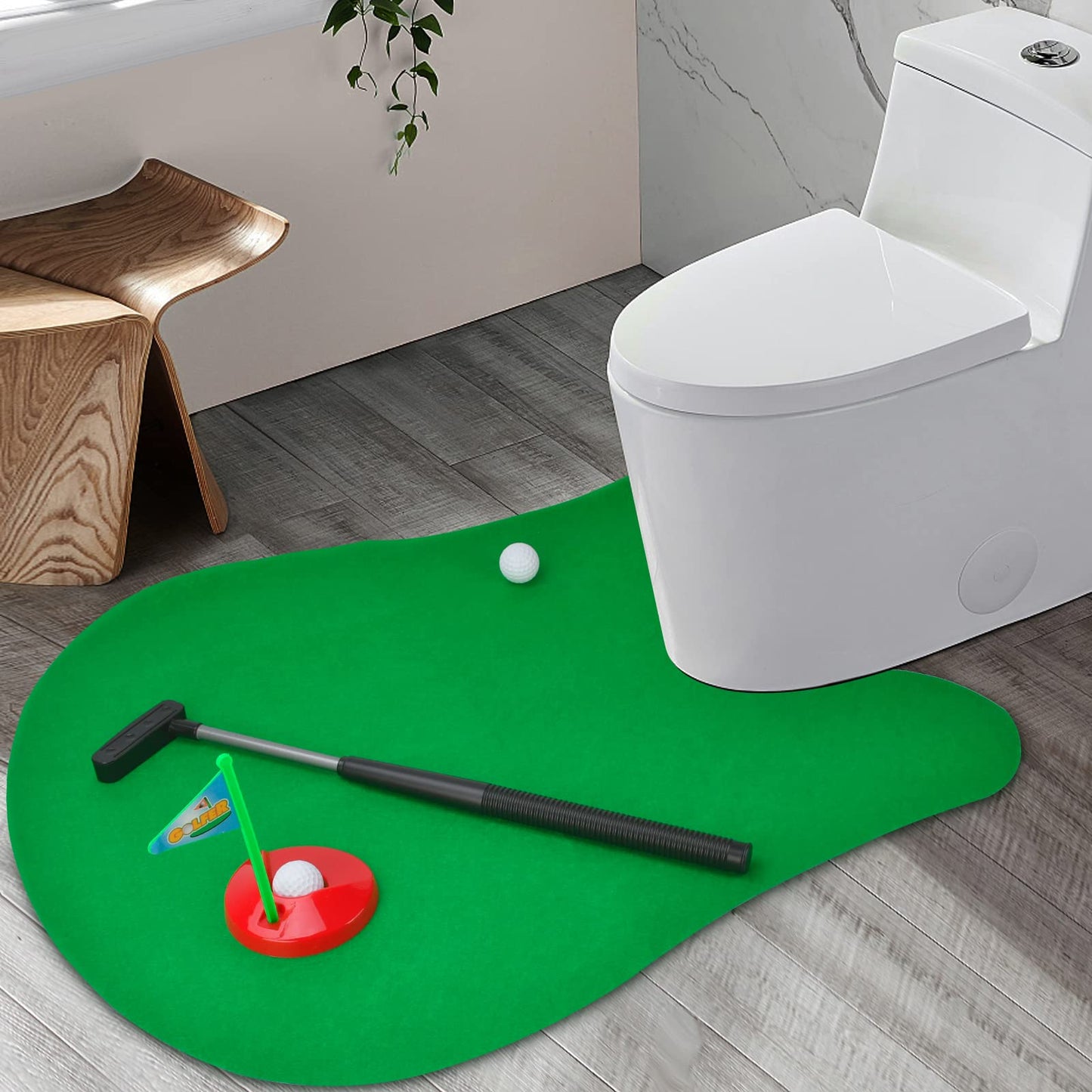 Dad Gifts - Fathers Day Birthday Gag Gifts From Son, Daughter - Toilet Game Mini Golf Toy- Funny Christmas White Elephant Valentines Day Gifts For Dad, Men, Husband, Boyfriend, Him
