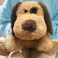 WEIGEDU Floppy Stuffed Dog Toy, Plush Beagle Labrador, 20" Large, Brown