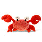 Dollibu Red Crab Stuffed Animal - Super Soft Crab Plush Toy, Cute Crab Ocean Stuffed Animal For Boys And Girls, Adorable Red Stu