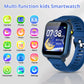 Smart Watch For Kids With 24 Puzzle Games Hd Touch Screen Camera Music Player Pedometer Alarm Clock Calculator Flashlight 12/24 Hr Kids Watches Gift For 4-12 Year Old Boys Toys For Kids