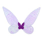 Soyoekbt Fairy Costume For Girls Princess Tutu Dress With Butterfly Wings For Girls Birthday Party Dress Up (Purple, 3-4 Years)