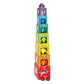 Melissa & Doug Nesting and Sorting Garages and Cars, 7 Stackable Wooden Cars, Multi-color, 15.5 x 6.5 x 5.75, Model 2435