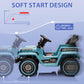 Hetoy 12V Kids Ride On Truck Car, W/Parent Remote Control, Twin 35W Motors, 3 Speeds, Led Lights, Music & Horn, Spring Suspensio