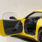 AUTOart 1/18 Model Car - 2016 Chevrolet Corvette C7 Z06 C7R Edition, Yellow/Black, Metal, Model 71260