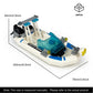 City Police Speed Boat Building Blocks Sets City Fire Rescue Boat?Guard Boat ?Patrol Boat Creative Building Bricks Compatible with Lego  Fun Gift or Pretend Play Toy for Kids (Patrol Boat 127PCS)