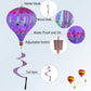 2Pack Hot Air Balloon Wind Spinner Garden Windmills And Spinners Decorations Large Outdoor Hanging Decor Lawn Yard Windsock Orna