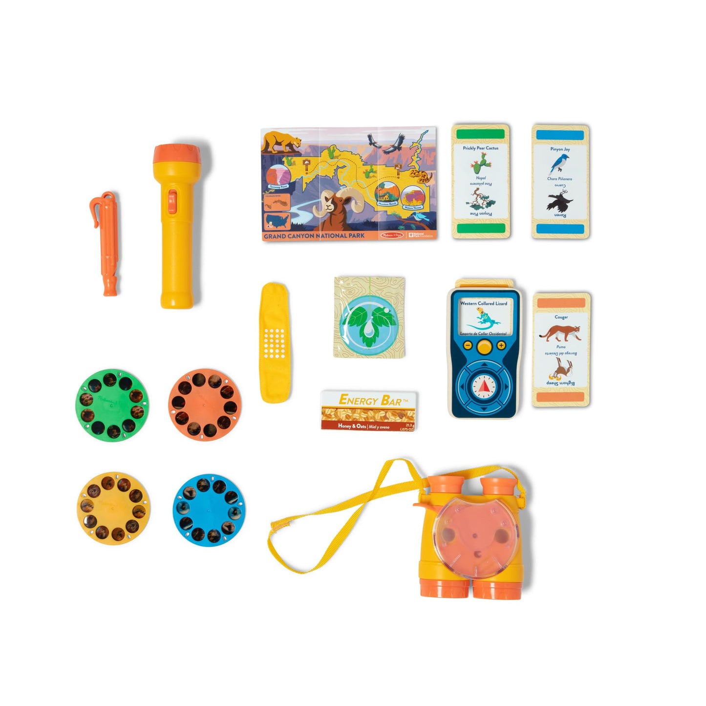 Melissa & Doug Grand Canyon Hiking Gear Play Set - Photo Disk Viewer, Multi, Plastic, Model 30906, Ages 3+