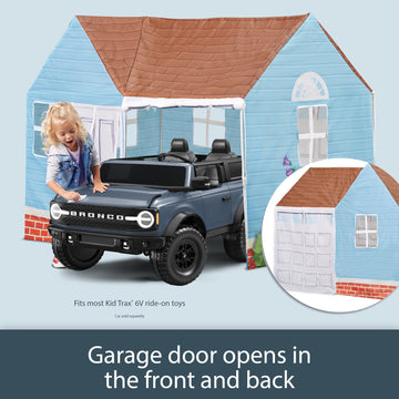 Kid Trax Easy Pop Up Kids Magical Play Tent, Large Front And Rear Openings, Carrying Case Included, Easy Storage, House