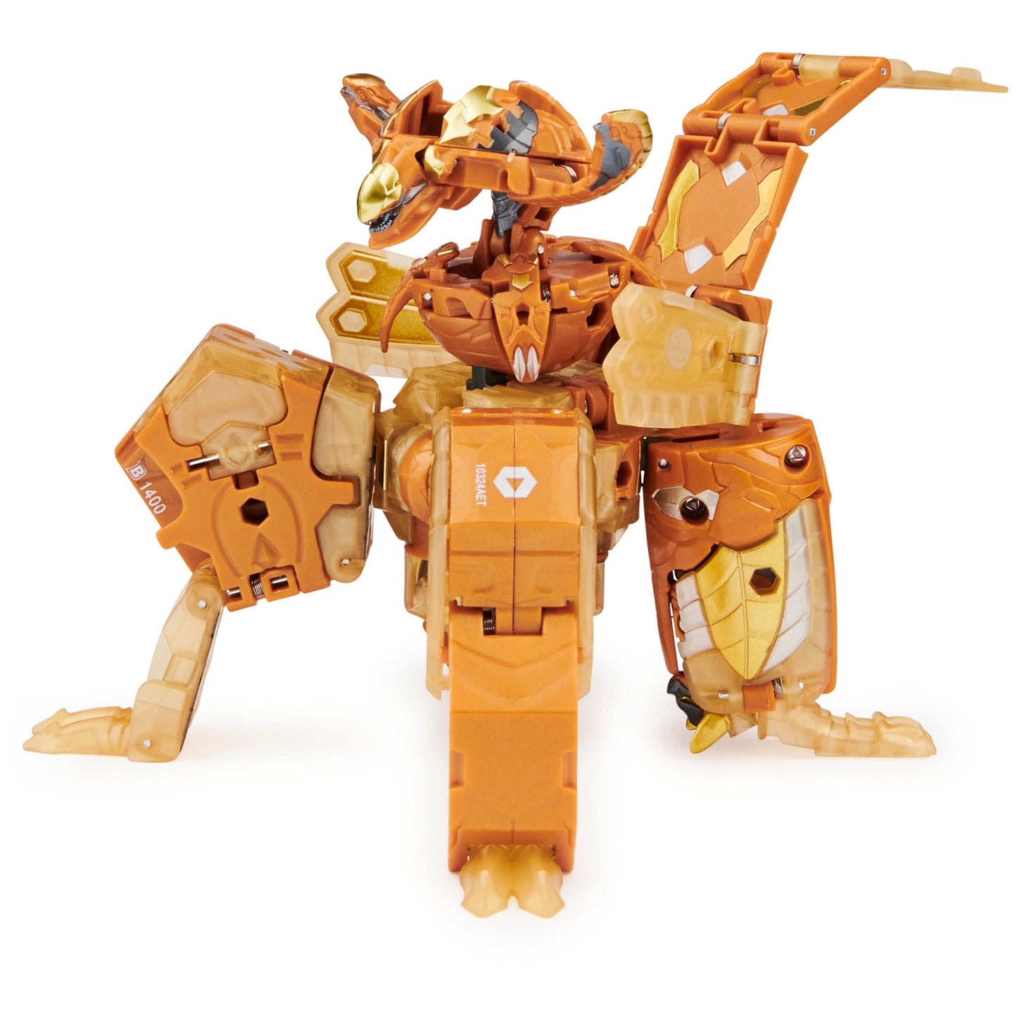 Bakugan Ultimate Viloch 7-in-1 Action Figure, Plastic, Enemy Combiner, Model 6063381, Includes BakuCores & Trading Cards