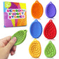 Fidget Toys Worry Stone For Kids 6 Pack Silicone Chewy Nacklace Sensory Stones Toy For Autism Adhd Kids Adults Anxiety Relief Qu