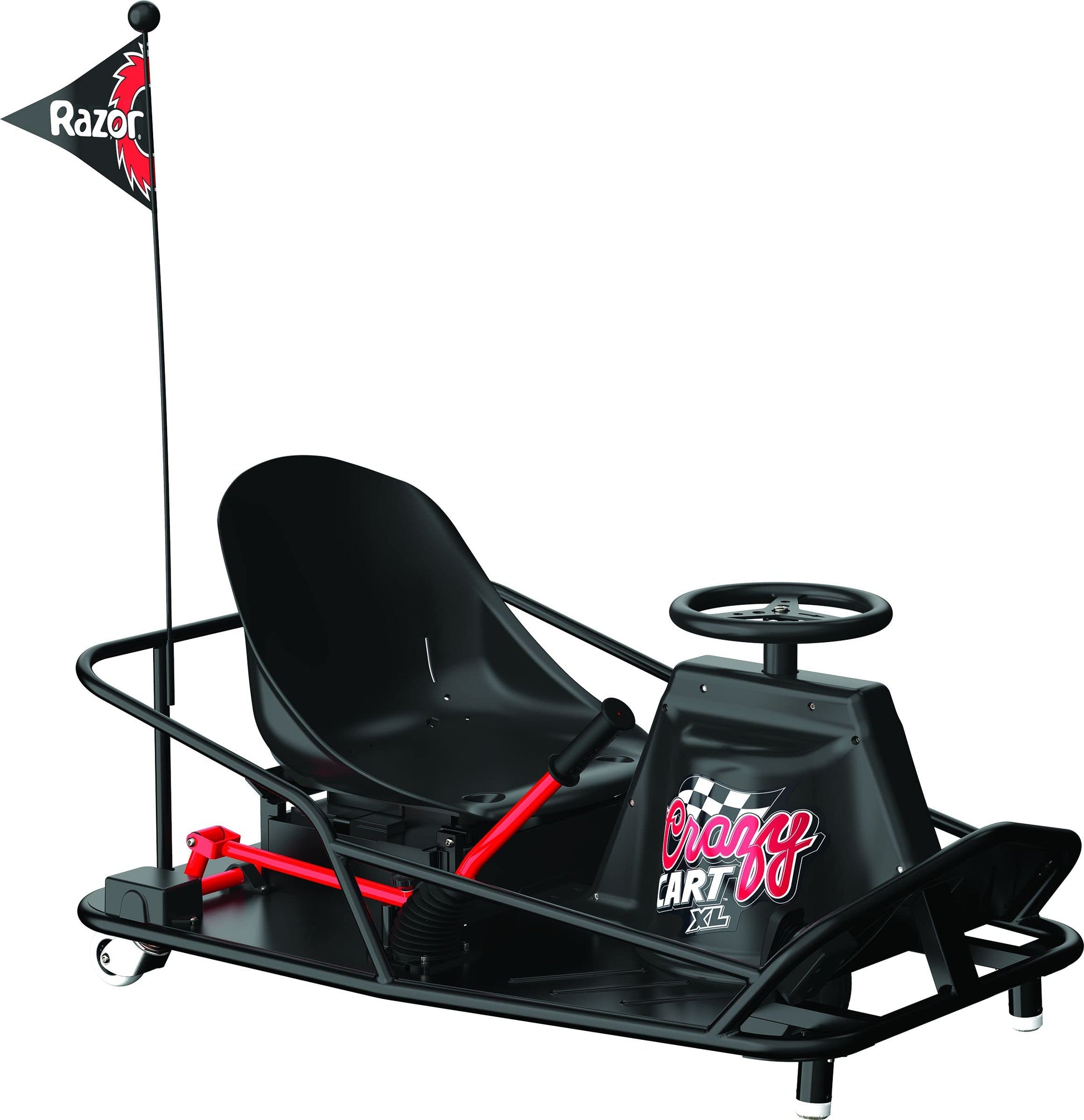 Razor Crazy Cart Xl Electric Scooter, Black, One Size