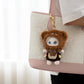 CALEMBOU Plush Doll Clothes, 4 Inches Cute Animal Series Plush Doll Clothes for 10cm Plush Doll, Kawaii Doll Clothes Accessories