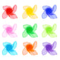 Jmkcoz 9 Pcs Square Juggling Silk Dance Scarves Magic Tricks Performance Props Accessories Movement Scarf Rhythm Band Scarf 24 I