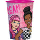 Barbie Dream Birthday Party Supplies Bundle Pack Includes 12 Plastic Reusable Cups and 25 Clear Cello Bags