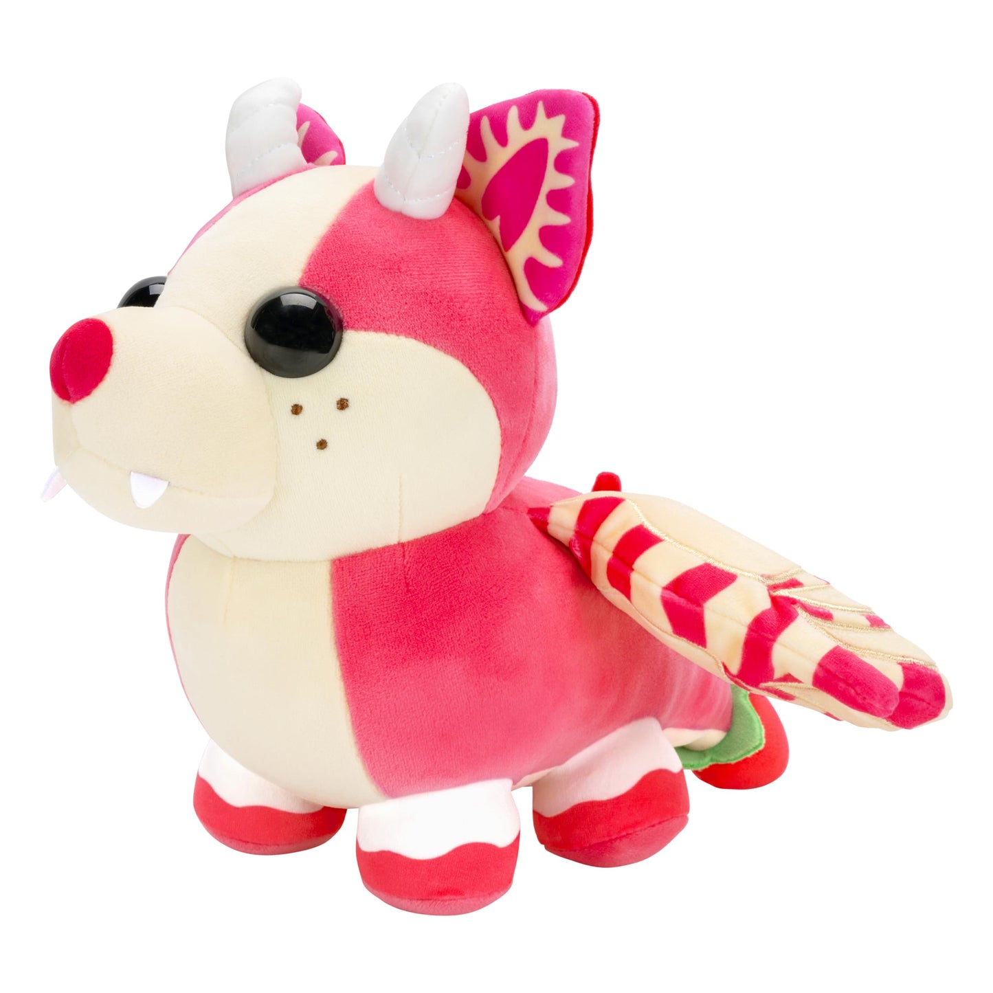 Adopt Me! Collector Plush Strawberry Shortcake Bat Dragon - Series 5 - Legendary - limited availability Virtual Item Code Included - Toys for Kids Featuring Your Favorite Pet  Ages 6+