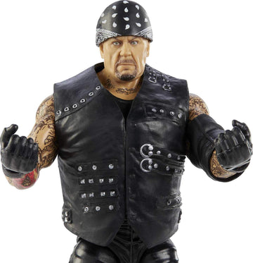 Wwe Mattel Undertaker Elite Collection Action Figure, 6-In/15.24-Cm Posable Collectible Gift For Wwe Mattel Fans Ages 8 Years Old & Up