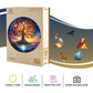 Jigfoxy Wooden Puzzles for mature-themeds  Tree of Life Wood Puzzles mature-themed  Unique Animal Shape Wooden Jigsaw Puzzles  Birthday Gifts for Puzzles Lovers Family Friend (M-11.4 * 11.4in-190 pcs)