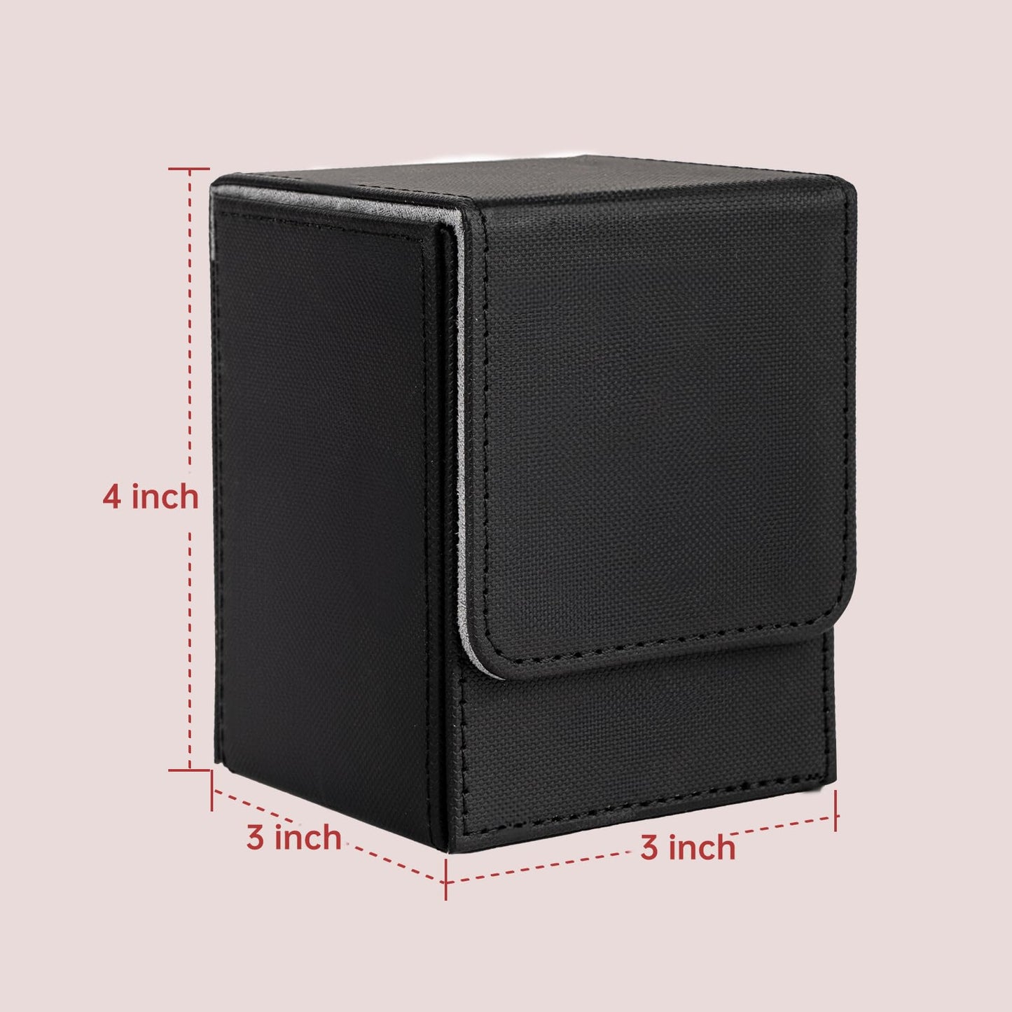 Collectible Trading Card Cases, Card Deck Box Storage Box Case Magnetic Deck Box Card Holder ,Can Hold Around 100 Cards