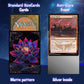 Mtg Art Card Sleeves, Clear Front & Matte Back, Smooth Shuffle, 66X92Mm Trading Card Protectors