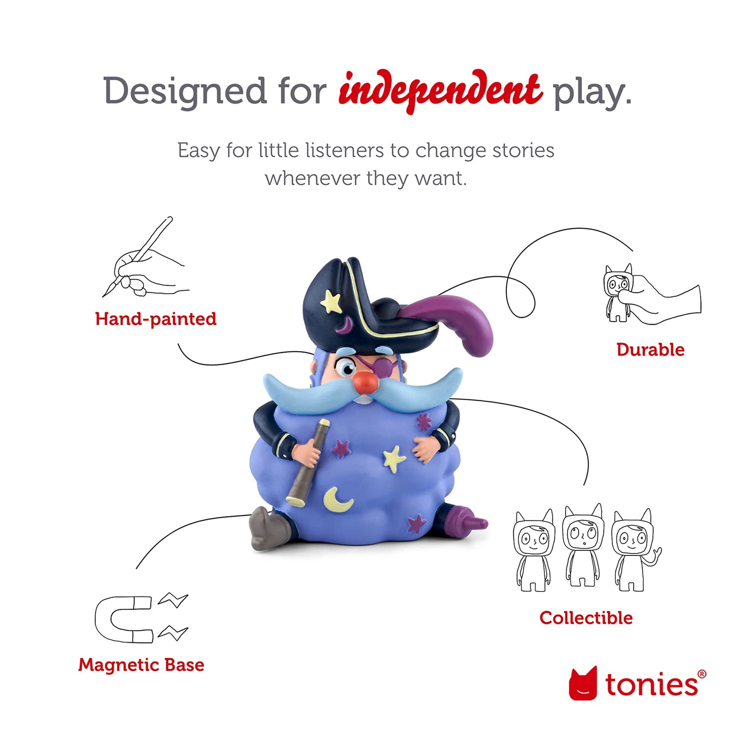 Tonies Cap'N Dreambeard Audio Play Character From Calm