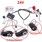 24 Volt Children Electric Car DIY Modified Wires and Switch Kit,with 2.4G Bluetooth Remote Control and Receiver,for Children Ele